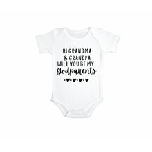 Carregar imagem no visualizador da galeria, Hi Grandma &amp; Grandpa Will You Be My Godparents?
